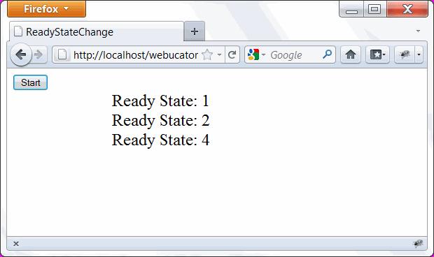 Code Explanation The output will look something like this. The actual ready states returned will depend on your setup.