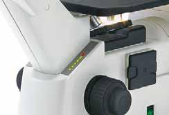 THE LIGHT SOURCE The AE20 series Motic microscope features a class-leading 6V/30W quartz halogen illumination