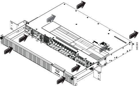 Air Flow Guidelines Figure 1: Air Flow in the Cisco NCS 4202 Series To ensure adequate air flow through the equipment