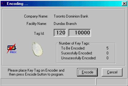 To encode key tag, the key tag option has to be checked.