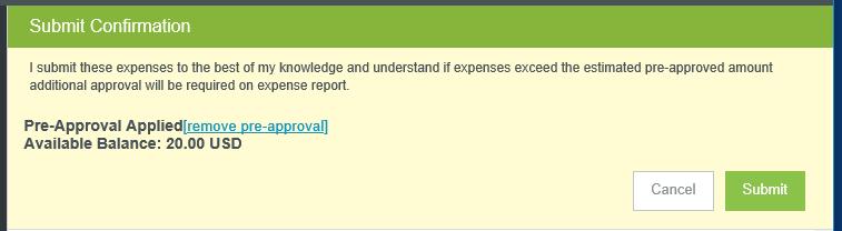 and Expense Report will be complete and forward to Expense Owner for