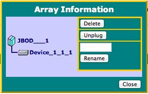 7.6 Maintaining and Rebuilding a RAID Array 7.6.1 Maintenance and Verify From the Manage page, click the Maintenance link displayed near the arrays Status to see additional options and features for the selected array.