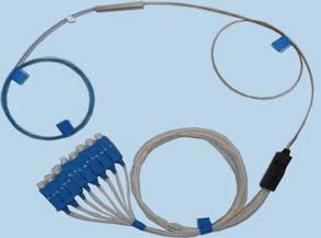 011 PLC Splitter with LC / SC connectors and an-out Kit - In-L=1m, Out-L-1=0,5m, Out-L-2=0,5m - 1 an-out kit (=divider) is required for all splitter types up to 1x32, - 2 an-out kits are
