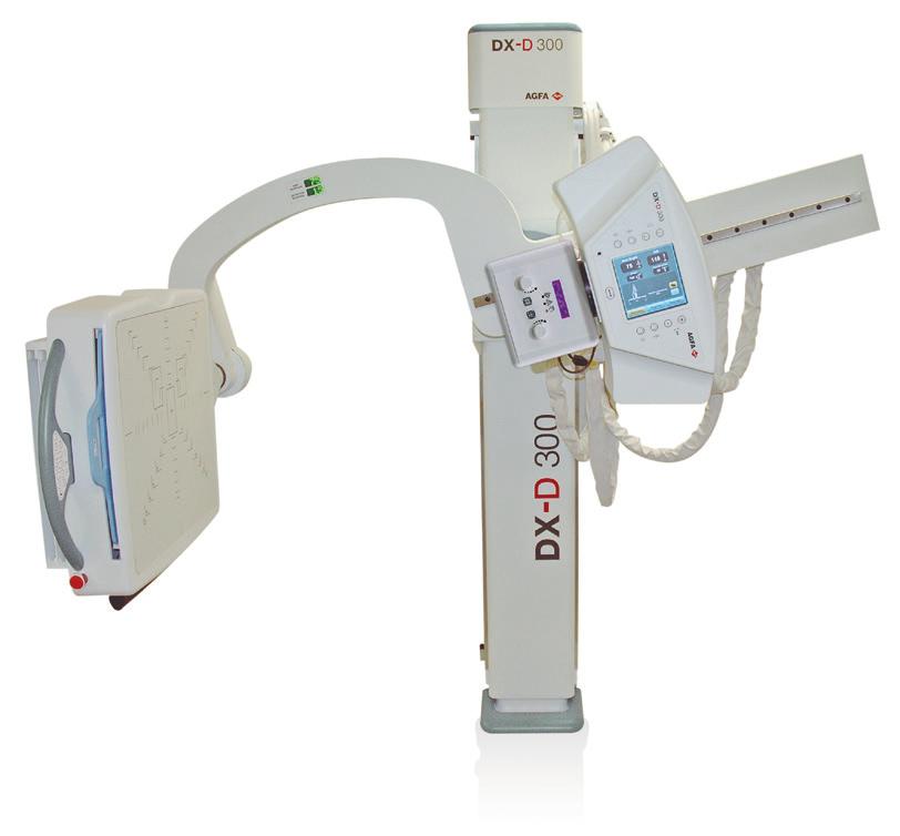 DX-D 300 FLEXIBLE DIRECT RADIOGRAPHY SYSTEM MUSICA processing provides excellent contrast detail and exam-independent, consistent image quality Cesium Iodide DR detector technology offers potential