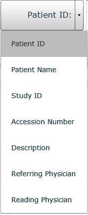 Functional description 14 Search of Studies Search menu will help you to quickly find the studies you need.