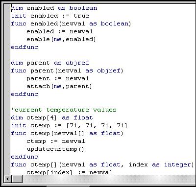 Layout View closely simulates how the workspace will appear after it has been compiled and downloaded to the Qlarity-based terminal.