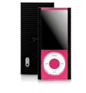27568 Protective case with mirrored chrome finish for ipod nano 5G - Durable non-slip ABS material - Ultra
