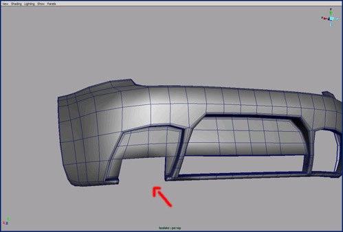 79. Now build the back window with NURBS curves and use loft or