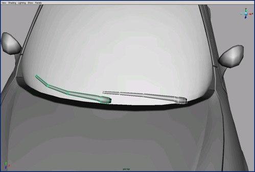 103. For the front windshield wipers you can use the copy of the rear screen