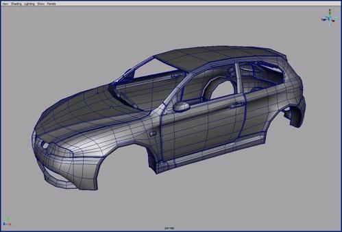 109. After you reduced the whole car, convert it to T-Splines.