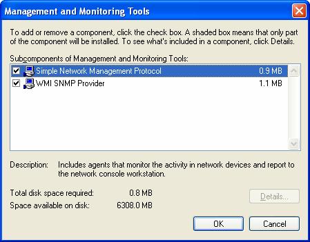 3. The [Windows Components Wizard] screen appears.