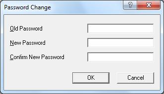 When it is checked, the [Password ] button will become effective. Starting from [Login] Screen [Password...] Displays the [Password Change] screen. Password Change [Community.