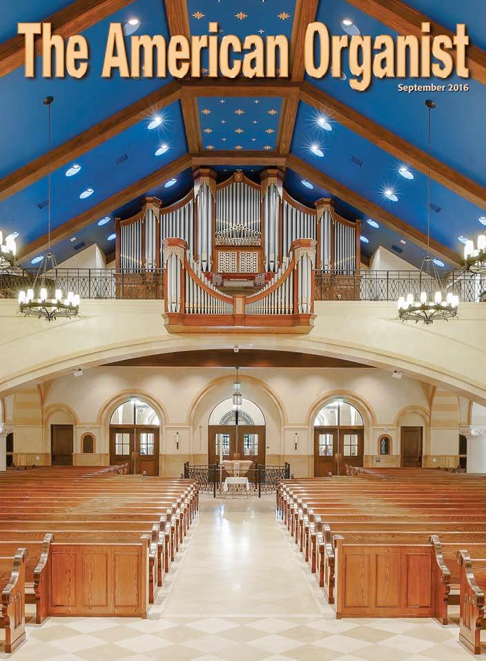THE AMERICAN ORGANIST Official Journal of the American Guild of Organists Associated