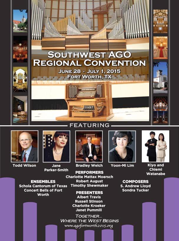 5 DEADLINE: FEBRUARY 1, 2019 Each Regional Convention will be given one full-page color ad free of charge in the April 2019 issue. We suggest careful planning of this space.
