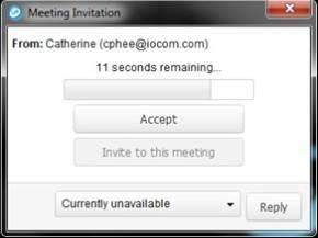 close automatically the Meeting Invitation Window after all invitations is complete. 2.