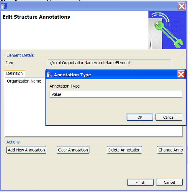 Then add Value annotation item 3 Select Value tab