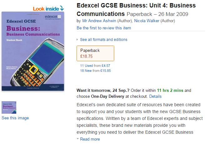 GCSE Business Studies - How you can Help your Child? Visit the Exam Board website: Click here Teacher Information: Br.