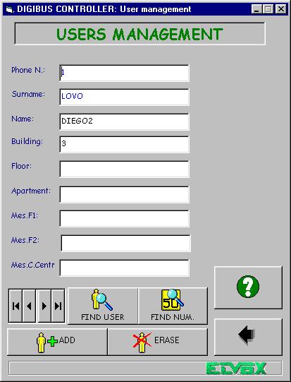 Left clicking the mouse on a name automatically copies it together with the number onto the call display allowing the user to be called back just by pressing the call button (conference or test if