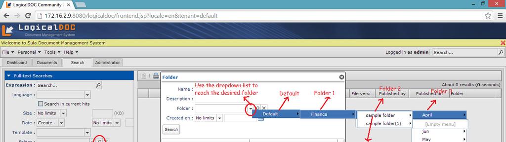 1 Preview: This option is used to view the document without downloading it to the user s local drive.