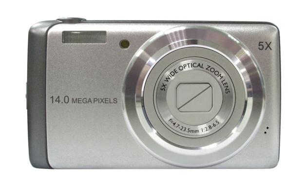 14 Mega Pixel Slim Camera with 2,7 Display Auto Scene Mode 5x