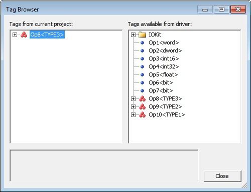 Using Tag Browser to define Tags using structures As this figure suggests, click on Driver's Design tab to open Tag