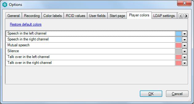 5.6 Assigning Color Codes for the Player Click Tools > Options and go to the Player colors tab (Fig. 142).
