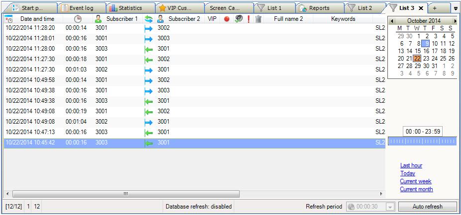 4.4.2 Searching by Date and Time To search the recordings by date and time, use the calendar and additional GUI controls in the right part of the screen (Fig. 43).