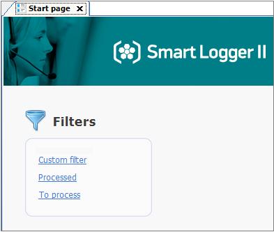 1. Select a filter through filter configuration dialog (see Fig. 46). 2. Select a filter from the list you can access by clicking the toolbar button (Fig. 49).