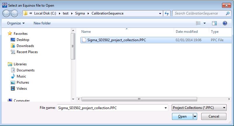 This will compile the project and then display the following Info screen.