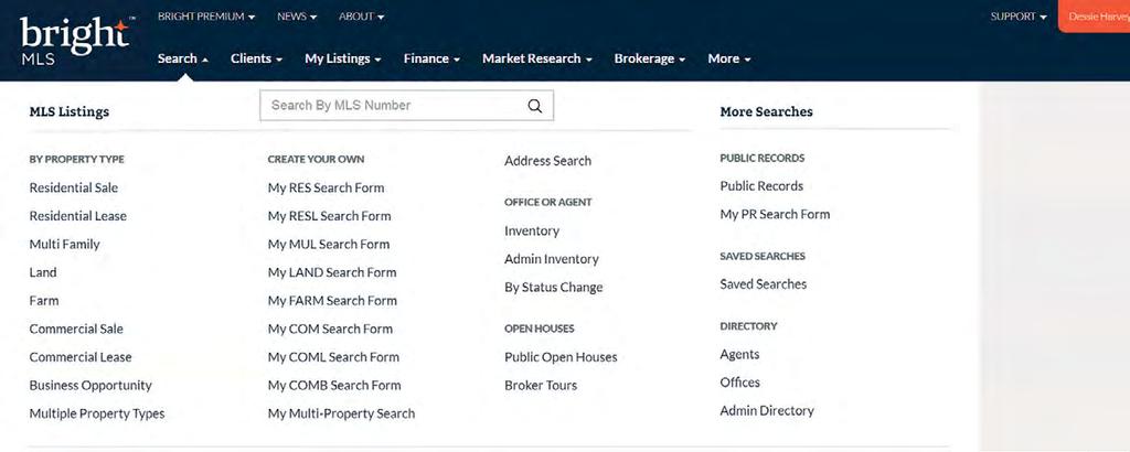 Residential Search Residential search provides the important fields you need with the option to add more fields based on the interests of your clients.