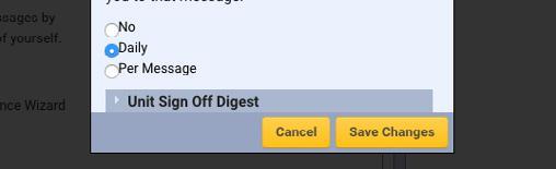 to receive alerts by clicking on Message Digest. Top tip!