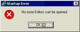 Problems with PC operation 1.2.2 GP-Pro EX does not start or terminates abnormally Is an error message displayed?
