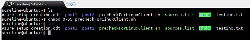 Unzip the Client_pre_requisite_tool.zip. After unzipping go to Linux folder and upload precheckforlinuxclient.