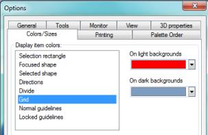 Make your selection of color and click OK. View Hoop You can choose to hide or view the hoop in the View menu.