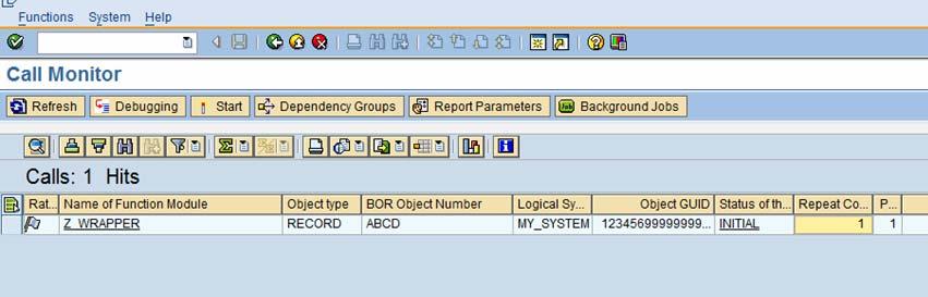 In the interface table it_interface you find all the information you need in order to handle errors and exceptions. In this example we will only do a very rough error handling.