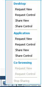 Chapter 6: Sharing Desktops and Applications Task description: Share software: Share applications Share your desktop Co-browse a click-to-connect window Printing documents from a customer's computer