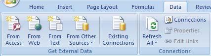 91 Excel 2007 (Workbook) : 3-10 - Web Access Excel Get External Data. Sheet..... Data : Sheet.