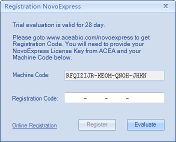 Installation NovoExpress License 2.5.