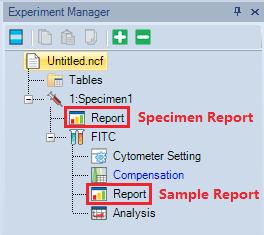 Reports 7. Reports The NovoExpress Software s Report function enables the user to quickly generate customizable summaries of analyzed data.