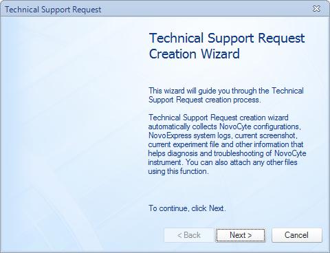 Technical Support Request Troubleshooting In case you need to contact ACEA technical supports, use the Technical Support Request from Home menu to create a