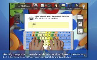 Virtual Interactive Keyboard: If any errors are made when typing the hands on the keyboard show the proper sequence of keystrokes that should have been followed.