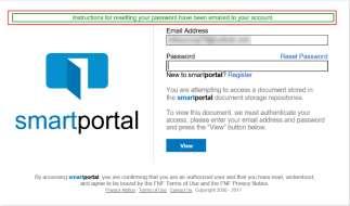 Password Reset J Overview: This Job Aid reviews the process of resetting your smartmail & smartportal Password.