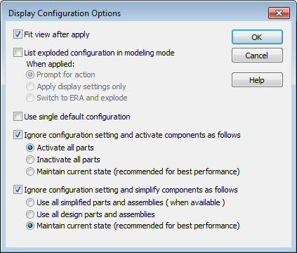 Lesson Lesson 18: 18: Activity: Activity: Using Using configurations configurations in assembly in assembly Changing configurations There are several existing configurations in the assembly.