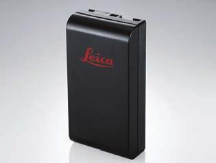 Survey Accessories Batteries The batteries available from Leica Geosystems are of the