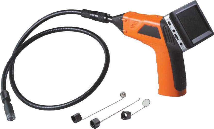 Survey Accessories Goscam The Goscam is a waterproof 17mm diameter, 1m long wireless inspection camera with colour 3.5 LCD monitor, and allows for easy visual inspection of hard-to-reach areas.