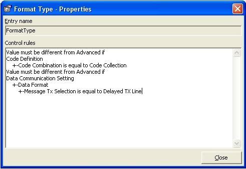 Parameter/Folder Properties Displays currently selected parameter/folder properties.