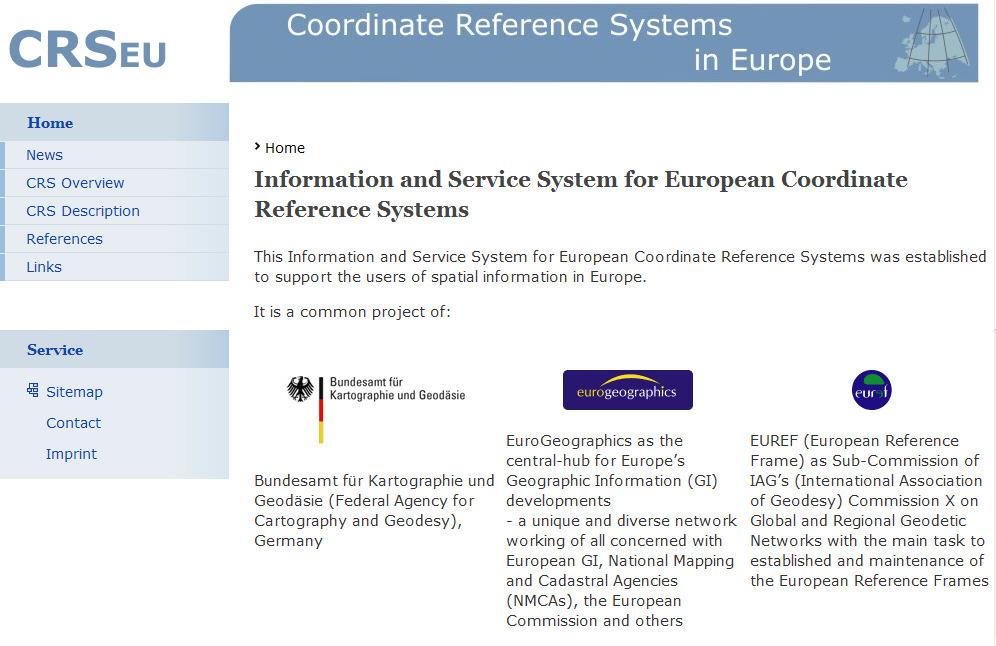CRS-EU Information system for