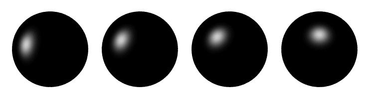 L V Diffuse sphere Specular spheres a epresentation?