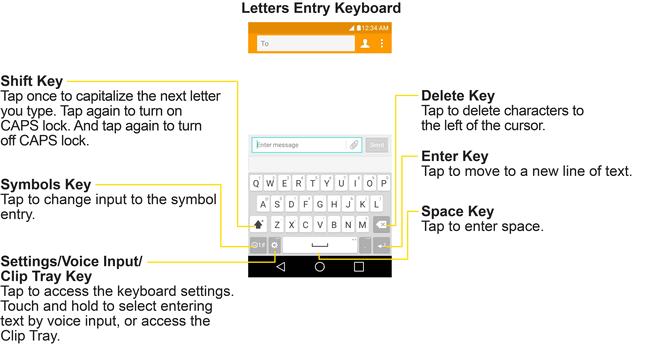 Phone Keyboard To change the phone keyboard, follow the directions below. 1.