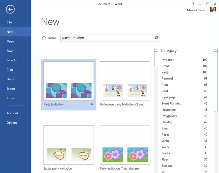 You can also browse templates by category or use the search bar to find something more specific. It's important to note that not all templates are created by Microsoft.